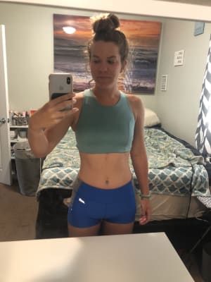 the north face beyond the wall free motion sports bra