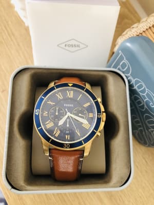 Grant Sport Chronograph Luggage Leather 