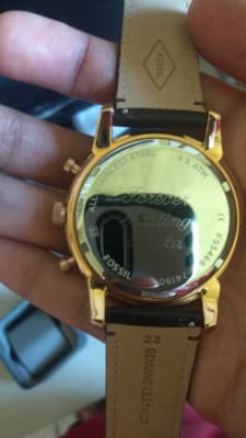 Townsman chronograph java leather watch Clearance