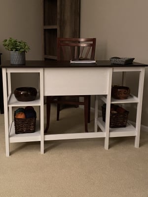 Real Living Desk With Fabric Drawers Big Lots