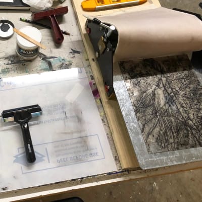 Creative Mark Basic Etching Press For Block Monotype Printing and Etching