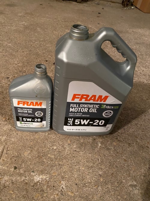 FRAM Full Synthetic 5W-20 Motor Oil: 5 Quart F920-5QT - Advance Auto Parts