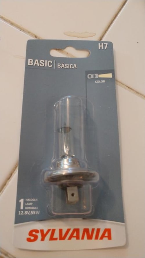 Sylvania H7 Basic: Halogen Headlight Bulb, Basic Performance, 1