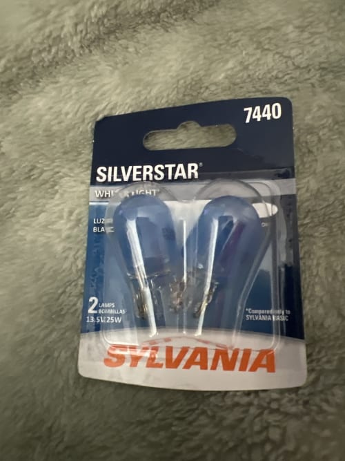 thumbnail interactive-video image 1 of Sylvania Basic 7440 Bulbs (2 Pack) – 25W For Third Brake Light – OEM Replacement 1 of 3