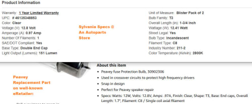 Sylvania 211-2 Long Life: Mini Bulb, Standard Performance, 2 Pack 211 ...