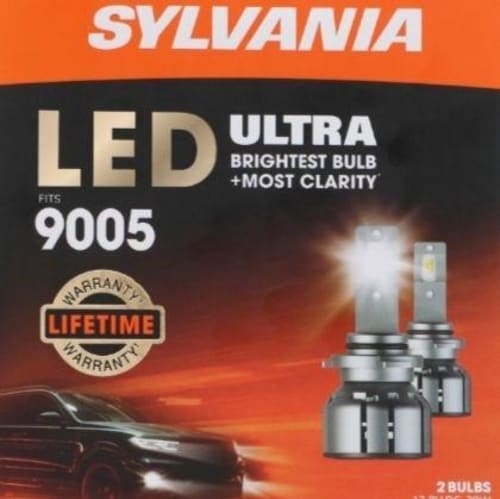Sylvania 9005 LED Ultra Powersports & Fog Bulb, 2 Pack 9005LEDHP