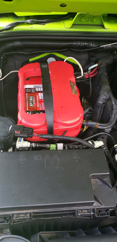 Optima Red Battery : 34R Group Size, 800 CCA, 1000 CA, 100 Minute ...