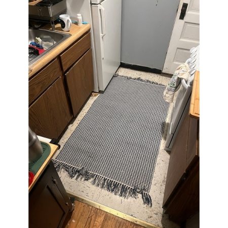 SAFAVIEH, Handmade Montauk Cliff Stripe Flatweave Cotton Fringe Rug