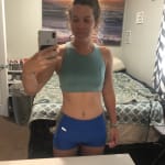 north face free motion bra