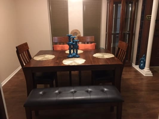 Signature Design By Ashley Ralene 6 Piece Dining Set In Medium Brown Signature Design By Ashley Ralene 6 Piece Dining Set In Medium Brown