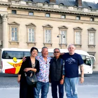 Paris with Aki, Chico and Barney