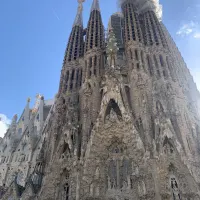 La Sagrada Familia, still under construction for 160 years, complete planned for around 2026