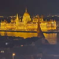 Strolling along The Danube in Budapest