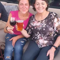 Me and my roommate from Germany on the rooftop at the Easystay Hotel. I had such an amazing time with herel