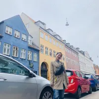 Colorful houses in Copenhagen