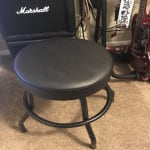 Solid Fender All Black Stool