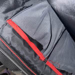 Outside shell and neck cradle great, inside pockets ehhh