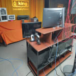 This is a great desk for audio and video