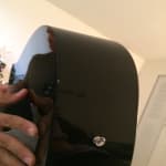 A little damage on the bottom of the guitar