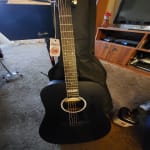 A great guitar,sounds great, plays great and looks awesome