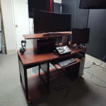 This is a great desk for audio and video