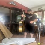 PERFECT! The neck isn't that bright of red BTW.