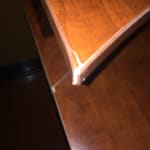 The desk arrived cracked