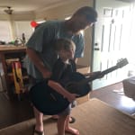 My sons first 'real' guitar!