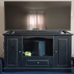 Bass filling the room...