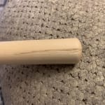 Poor quality wood on pair, perhaps a fluke