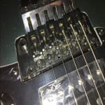 Floyd Rose bridge was filled with debris