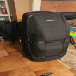 It's a big roller bag!