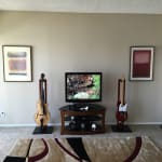 Great designer look for a practical music room stand!