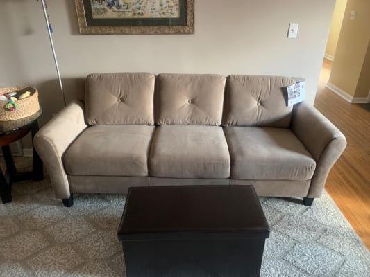 Hayward Upholstered Sofa Big Lots