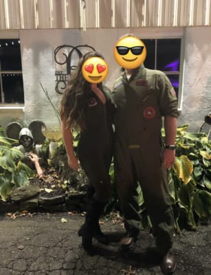 Adult Flight Suit Top Gun Costume Party City
