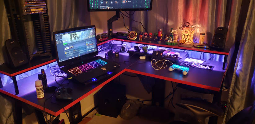 Tron L Desk Conn S