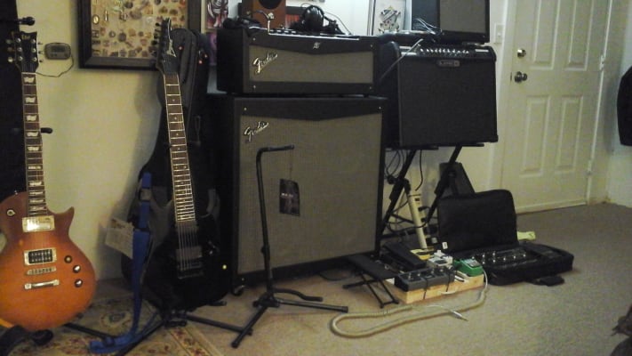 fender mustang v 4x12 guitar speaker cabinet