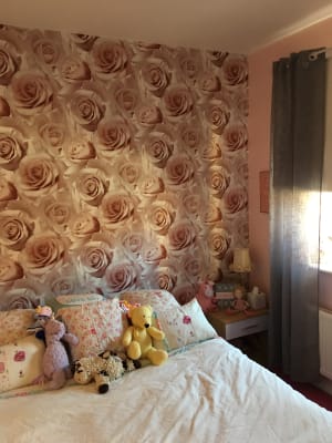 Madison Glitter Wallpaper Raspberry Grattan