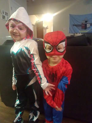 Girls Ghost Spider Costume Marvel Rising Party City