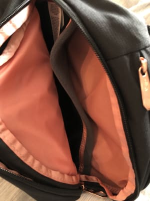 north face isabella black rose gold