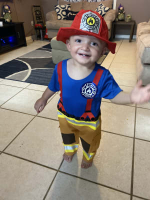 infant firefighter costume