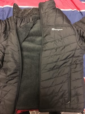 Champion Sherpa Trim Mens Puffer Jacket 