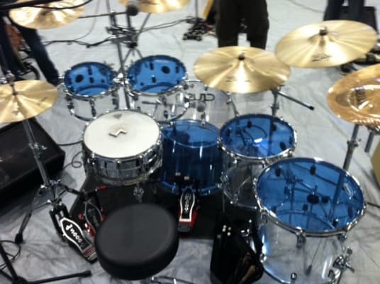 evans colored drum heads