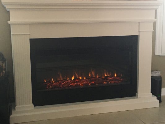 Real Flame Beau White Electric Fireplace 8080e W Real Flame