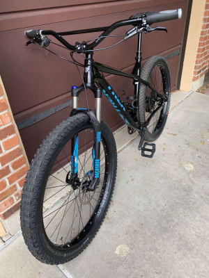 bmx handlebars on mountain bike