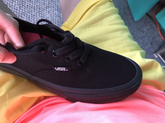 vans authentic pro on feet