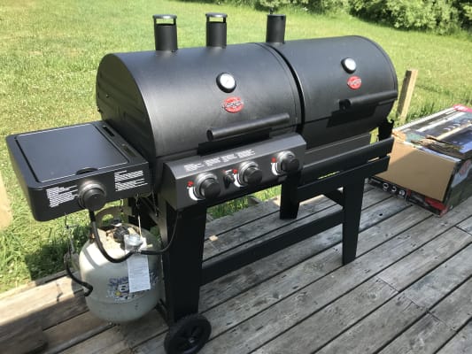 Double Play Gas Charcoal Grill Char Griller