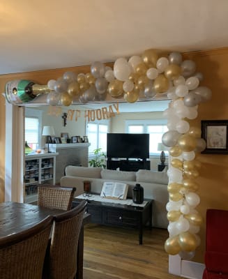 Air Filled Champagne Bottle Balloon Kit Party City Air Filled Champagne Bottle Balloon Kit Party City