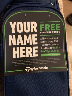 Taylormade Flextech Crossover Stand Bag Pga Tour Superstore