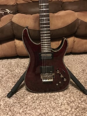 Schecter Guitar Research Hellraiser C 1 With Floyd Rose Sustainiac Electric Guitar Black Cherry Musician S Friend Schecter Guitar Research Hellraiser C 1 With Floyd Rose Sustainiac Electric Guitar Black Cherry Musician S Friend
